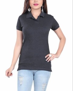 เสื้อยืดผ้าฝ้ายแขนสั้นสำหรับผู้หญิงใส่ได้ทุกวันใส่สบายน้ำหนักเบาเหมาะสำหรับใช้ที่บ้านหรือใส่ทำงานในฤดูร้อน - Product Image 1