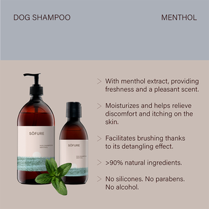 Shampoo per Cani Sofure 250ml con Estratto di Mentolo e Ingredienti Naturali, Prodotto in Spagna, Vendita all'Ingrosso - Product Image 5