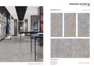 Azulejo de Porcelana Moderno de Gran Formato, Brillante, 600x1200, Superficie Pulida Premium, para Paredes y Pisos, Uso en Interiores y Exteriores - Product Image 3