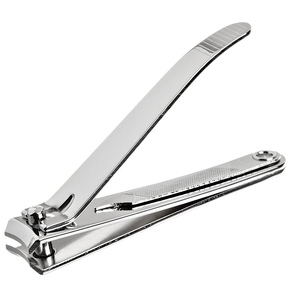 Coupe-ongles professionnel portable en acier inoxydable argenté pour manucure et soin des ongles en voyage - Product Image 5