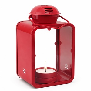 Petits Porte-Bougies en Fer - Lanternes Durables, Fabriquées à la Main, Écologiques, 4 Couleurs, Décoration d'Intérieur pour Noël - Product Image 1