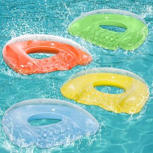 Set di 4 Galleggianti per Piscina dal Design Minimalista, Sedia Amaca con Cuscino per Relax e Tempo Libero - Product Image 3