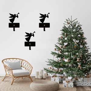 CIFbuy Ganci da Parete Moderni Stile Fattoria con Design a Tromba d'Angelo, Organizzatore Resistente per Ingresso, TikTok per Servizio di Ritiro Temu - Product Image 1