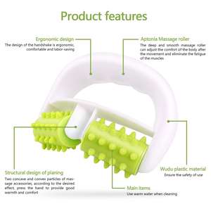 Alat Pijat Silikon Plastik Anti Selulit Genggam, Roller Pijat Seluruh Tubuh, Bola Pijat untuk Nyeri Leher, Lengan, dan Kaki - Product Image 5
