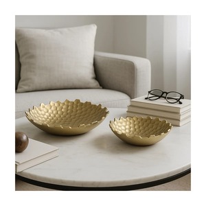 Metal Bowl Polished Finish Modern Design For Food Serving Gifting <b>Decor</b> Home <b>Decor</b> - Product Image 6