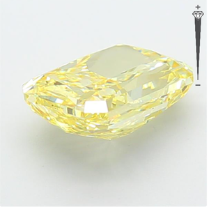 Diamante Cultivado en Laboratorio con Certificación IGI, Corte Radiante de 2.39 CT, Color Amarillo Intenso Fantasía, Claridad VVS2, CVD LG 792667807, ROYAL GEMS PARA JOYERÍA - Product Image 2