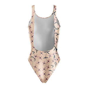 Maillot de bain une pièce personnalisé pour femme avec logo brodé et imprimé, écologique et à séchage rapide - Product Image 3