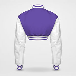Women Baseball Jacket Women Varsity Jacket With Long Sleeve Premium Quality Women Letterman Jacket - Product Image 4