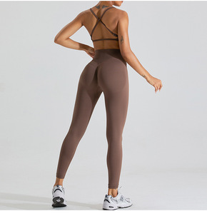 Ensemble de yoga pour femmes, vêtements de sport et de fitness, ensemble de yoga respirant pour femmes adultes, ensembles de natation, ensembles de yoga en nylon - Product Image 2