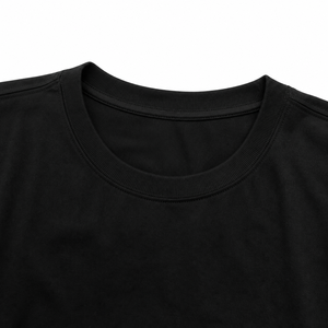 Camiseta Personalizada con Logotipo, Negra, Unisex, Corte Regular, Cuello Redondo, Manga Corta, Mezcla de Algodón, Promocional - Product Image 2