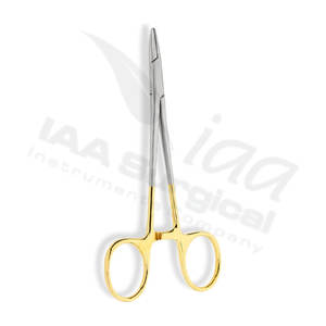 INSTRUMENTOS QUIRÚRGICOS IAA Portaagujas Manual Multiusos de Acero Inoxidable, Instrumento Quirúrgico Modelo ISI-NH-27 CE - Product Image 1