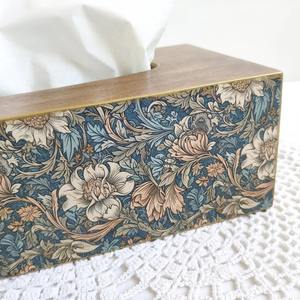 Portarrollos de Papel Compacto y Minimalista de Madera con Estampado Floral para Decoración del Hogar y Opción de Regalo, Venta al por Mayor desde India - Product Image 2