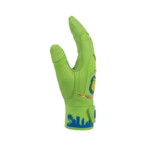 Guantes de Bateo de Béisbol y Sóftbol de Cuero con Palma Texturizada, Dedos Completos, Puño Largo, Muñequera Ajustable, Transpirables, Duraderos y Personalizables - Product Image 4