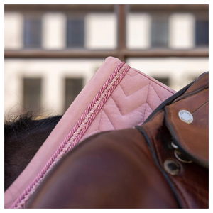 Ensemble d'équitation 2026 en promotion : Tapis de selle anglais pour saut d'obstacles, motif licorne avec rembourrage contrastant - Product Image 2