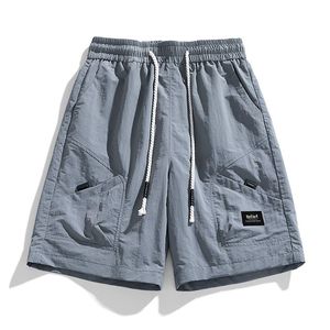 Streetwear Summer Outdoor Waterproof Eco-Friendly Solid Drawstring Front Windbreaker Quick Dry Cargo <b>Shorts</b> <b>Men</b> <b>with</b> <b>Pockets</b> - Product Image 1