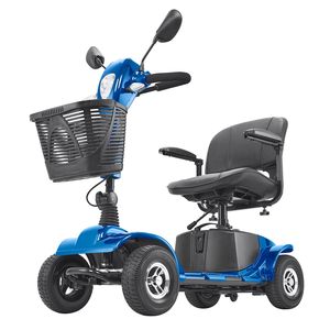 Scooter Elettrico Pieghevole a 4 Ruote per Adulti e Anziani, Autonomia di 12 Miglia, Scooter per Disabili in Alluminio - Product Image 1