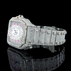 Nuevo Reloj de Lujo con Diamantes Moissanite de 41 mm, Estilo Hip Hop, para Regalos, Fiestas y Ocasiones Especiales, Disponible a un Precio Accesible desde India - Product Image 2