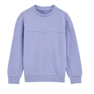 เสื้อสเวตเตอร์คอกลมสีพื้นถักจากผ้าฝ้ายแบบสวมใส่ได้ทั้งชายและหญิง สไตล์ลำลองสำหรับฤดูใบไม้ร่วง ทรงปกติ - Product Image 3