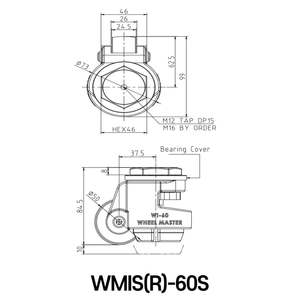 Wooil-Juego de ruedas maestras de servicio mediano, SUS, capacidad de 300kg, 8 unidades - Product Image 2