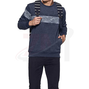 Nouveautés : Sweat-shirt à col rond pour homme, coupe classique, imprimé camouflage, tricoté, décontracté, pour l'automne, 100% polyester - Product Image 5
