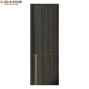 Puerta Moderna Ecológica de Madera Maciza Impermeable para Apartamento, Comedor, Baño, Dormitorio, Puertas Interiores de Tablero, Tamaño Personalizado - Product Image 1