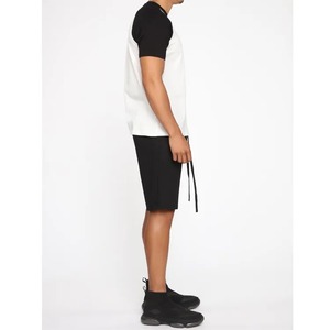 Men's Color Blocked <b>Raglan</b> Sleeve <b>T</b>-<b>Shirt</b> with Contrast Trim Regular Fit Casual 100% Cotton Knitted O-Neck Top - Product Image 2