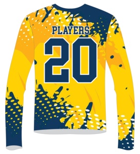 Chemise de compression manches longues pour homme Sublimation - Product Image 3