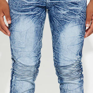 Design streetwear / Service de conception OEM avec logo personnalisé, look sur mesure, vêtements décontractés, coupe ajustée, jeans décontractés pour garçons avec un style moderne - Product Image 4