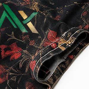 T-shirt surdimensionné personnalisé pour homme, imprimé floral mandala, décontracté, style hip-hop, streetwear, respirant, en coton, vêtement graphique, haut - Product Image 5