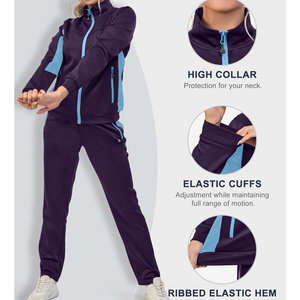 Women's <b>Sets</b> Custom Logo Tracksuit Two-piece Outdoors Joggers Breathable Quick Dry Fleece Training Wear Jogging <b>Set</b> For Women's - Product Image 2