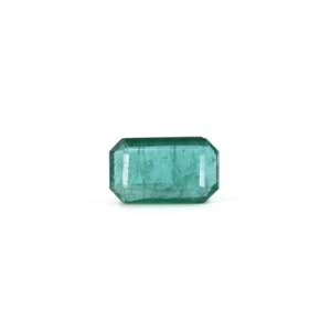 Natural Zambian Emerald 5.1 Carat Loose Gemstone Emerald Cut Green for Fine Jewelry - Product Image 1