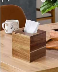 Boîte à mouchoirs en métal la plus vendue, rectangulaire, pour rangement de papier facial, avec revêtement en poudre/fini doré, design moderne - Product Image 5