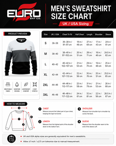 Sweat-shirt de sublimation pour hommes, conçu pour l'entraînement sportif, les tenues décontractées et le confort quotidien, impression personnalisée, collection 2026 - Product Image 6