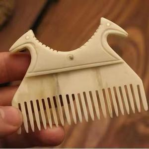 Peigne à cheveux en os de buffle 100% naturel de qualité supérieure, art moderne et objet de collection du Uttar Pradesh - Product Image 2