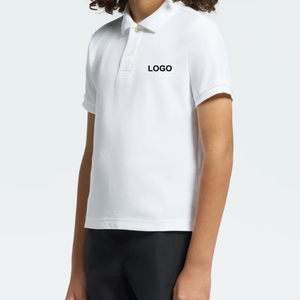 Plain <b>White</b> Custom Logo Acceptable Children School Unifroms <b>Polo</b> Shirts - Product Image 2