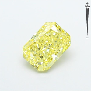 Diamante Cultivado en Laboratorio con Certificación IGI, Corte Radiante de 1.43 CT, Color Amarillo Fantasía, Claridad VVS2, CVD LG 792672553, ROYAL GEMS PARA JOYERÍA - Product Image 3