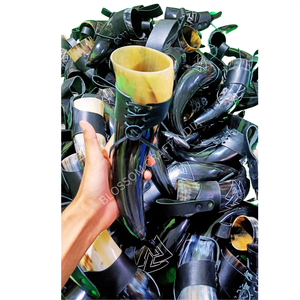 Excellente Revente Royal Norse Warrior Design Verre Poli Corne à boire Buffalo & Ox Style Animal Bas Prix Style Viking - Product Image 5