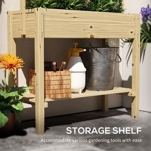 Fioriera zincata con traliccio, orto rialzato per recinzione decorativa da esterno, accessorio da giardino - Product Image 6