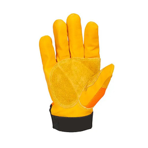 ถุงมือช่างหนังวัวเสริมแรง ทนต่อการเสียดสี นุ่มสบาย ป้องกันการบาดเจ็บ ถุงมือทำสวน - Product Image 2