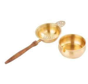 Colador de Té de Alambre de Latón Hecho a Mano para Té de Hojas Sueltas, para Uso en Hoteles y Restaurantes, Accesorios de Cocina - Product Image 5