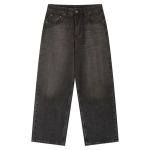Custom <b>Men</b> Outfit Baggy Fit Dark Blue <b>Jeans</b> PantsWholesale High Quality Fashion Designer Brand Clothing Denim Pants <b>Jean</b> Denim - Product Image 1