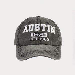 Casquette de baseball vintage pour homme, 6 panneaux, logo brodé 3D, effet délavé, casquette de sport - Product Image 6