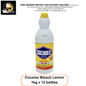 COCOREX <b>BLEACH</b> LIQUID 1KG LEMON 99.9% Active Ingredient MADE IN MALAYSIA BULK PURCHASE FOR INTERNATIONAL EXPORT MARKET - Product Image 2