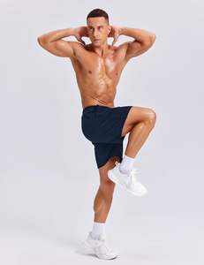 Pantalones Cortos Clásicos Cómodos para Hombre, 100% Algodón, Resistentes al Viento, de Secado Rápido, Transpirables, Hasta la Rodilla, con Cierre de Cordón, Casuales, para Verano, Playa y Deportes - Product Image 5