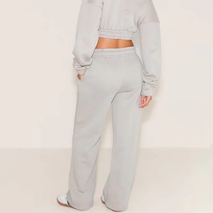 Servicios OEM ODM, Pantalones de Mujer Estilo Urbano, Ajustados, de Alta Calidad, Casuales, de Cintura Alta, de Color Sólido - Product Image 2
