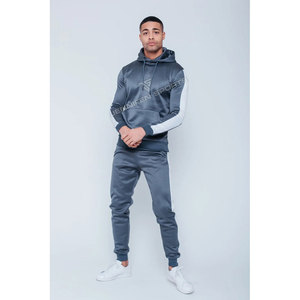 Chándal Deportivo Personalizable para Hombre, Otoño-Invierno, con Capucha, Color Sólido, 100% Poliéster, Forro Polar Antipilling, 340 GSM, Tejido de Punto, de Secado Rápido - Product Image 2