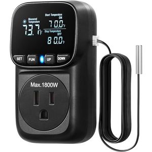 Regolatore di Temperatura Digitale Professionale (TDS) con Display a Spina per Riscaldamento e Raffreddamento - Product Image 1