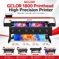 Impresora de Formato Ancho GCLOR de 1.8m con 2/4 Cabezales de Impresión Epson I3200 para Impresión de Pancartas de Vinilo