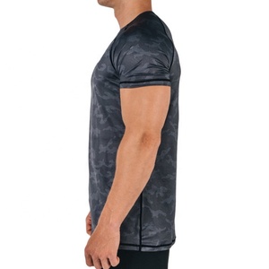 Camiseta Deportiva para Hombre, de Alta Calidad, Transpirable, de Secado Rápido, Talla Grande, Corte Ajustado, Poliéster/Algodón, Ecológica, Anti-UV - Product Image 4