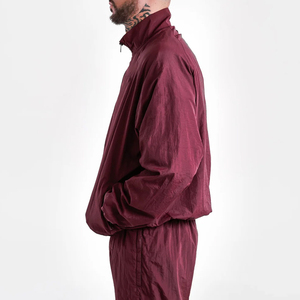 Ensemble de survêtements légers en nylon imprimé pour hommes, veste de jogging, pantalon de jogging, vêtements de sport respirants pour la course à pied, poche zippée - Product Image 4
